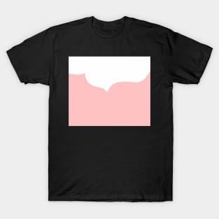 Abstract - pink and white. T-Shirt